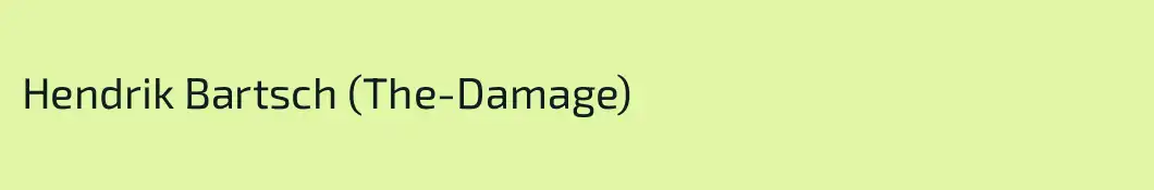 Hendrik Bartsch (The-Damage)